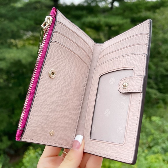 Kate Spade spencer metallic Slim bifold Wallet - Picture 6 of 6